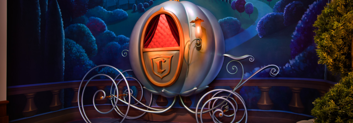 Custom Cinderella coach for boutique photo op